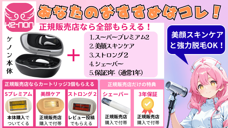 ストロング2と美顔スキンケアの特典