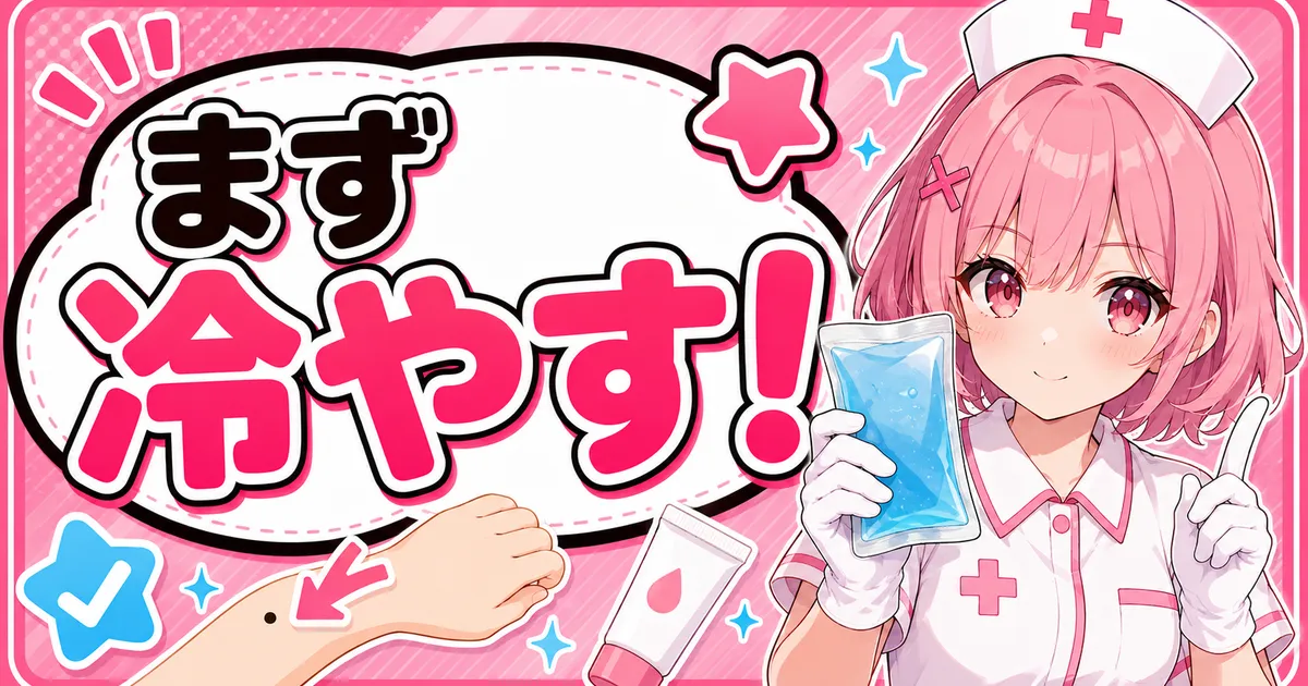 ほくろに誤射した時はまず冷却、そして保湿
