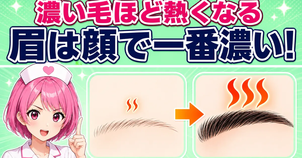 ケノンが眉毛への照射を禁止する理由のバナー