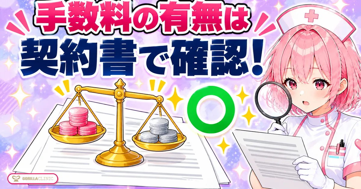 途中解約の手数料の有無は契約書で確認