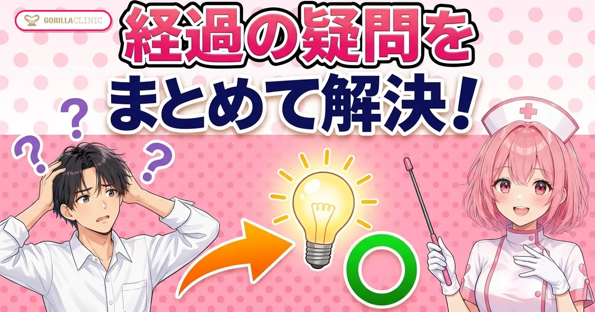 ヒゲ脱毛の経過の疑問をまとめて解決