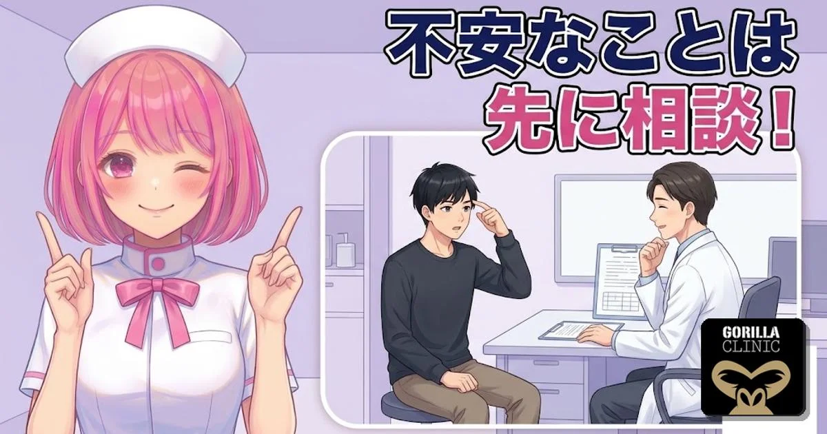 不安なことは先に相談