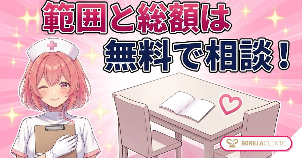範囲と総額は無料で相談